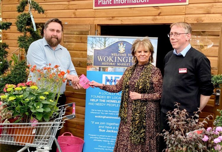 Squires garden Centre has backed Wokingham In Need's garden at Wokingham Hospital