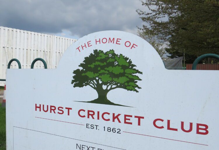 Hurst Cricket Club is hosting its first match of the season on Saturday, May 11, and also a cake sale with proceeds shared with the village church