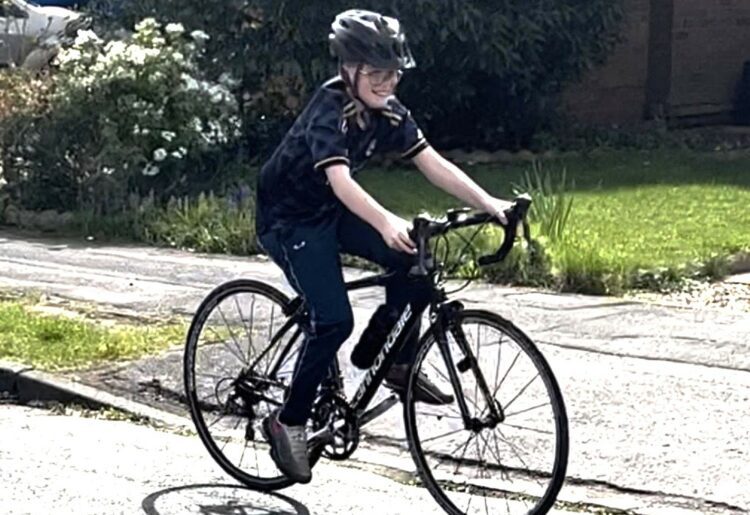 Dexter found time in his busy cycling training schedule to share the benefits of sport with Sport England and Sport In Mind, for a video to advertise Mental Health Awareness Week. Picture: Sam Rosier