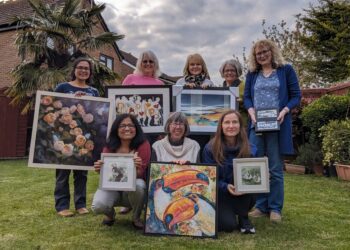 The artists who are inviting visitors into their studios to chat and show them their work from first sketches to final masterpieces Picture: Sue Corcoran