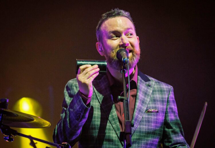 Iain Hornal of Big Horizon, playing with 10cc at Reading Hexagon Picture: Andrew Merritt