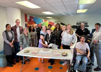 A specially made birthday cake celebrated the volunteers, trustees and supporters who dedicate their time to providing support for disabled youngsters and their families at Wokingham's Our House facility. Picture BFTF