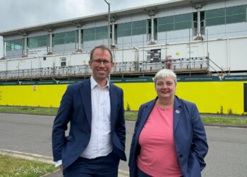 Matthew Barber and Pauline Jorgensen on Monday.