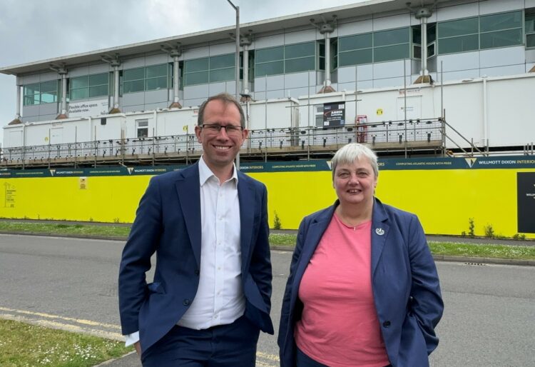 Matthew Barber and Pauline Jorgensen on Monday.