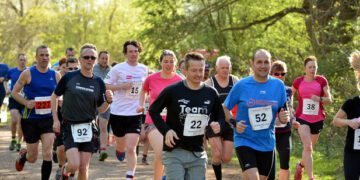 Runners taking part in the 2019 Wokingham 5km/10km event at Dinton Pastures Picture: Chris Drew