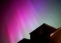 The Northern Lights in Wokingham. Pic: Paul Gutteridge.