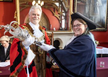 Mayor making in Wokingham. Pic: Stewart Turkingon.