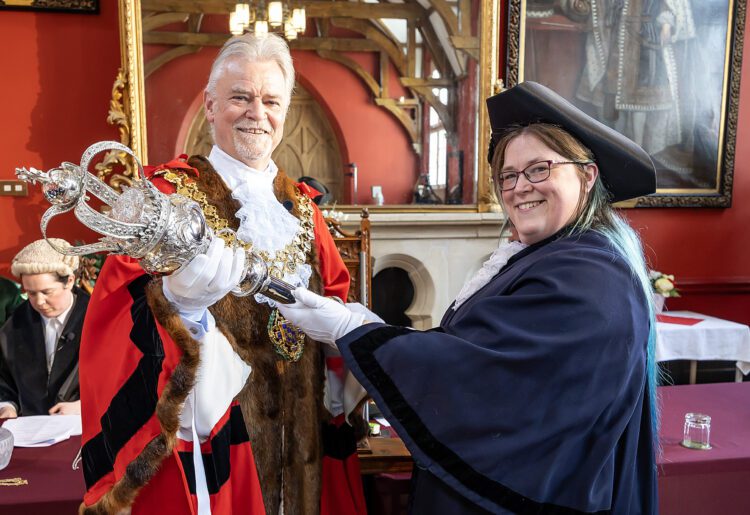 Mayor making in Wokingham. Pic: Stewart Turkingon.
