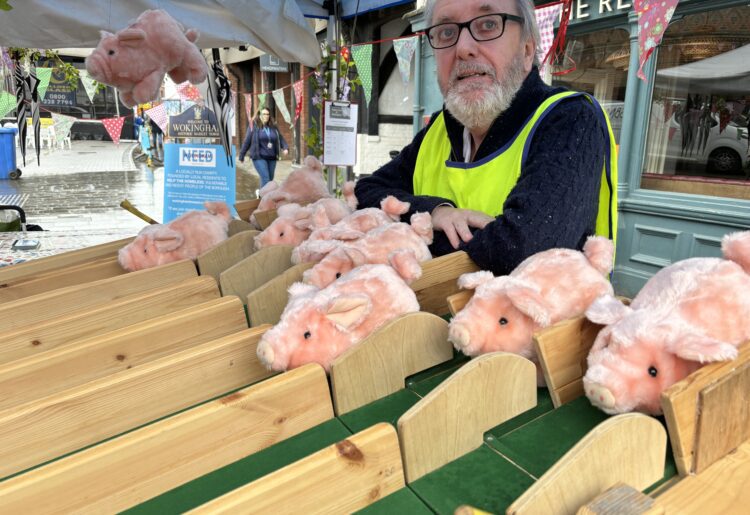 The Rotary Club of Wokingham stall at the Wokingham May Fayre