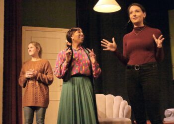 A scene from Tywford Drama's The Mr. Misty Mystery