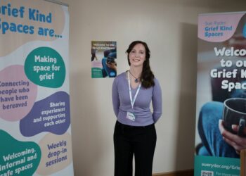 Trained volunteers are on hand to help and listen to anyone over 18 experiencing grief at Sue Ryder Grief Kind Spaces. Picture: Sue Ryder