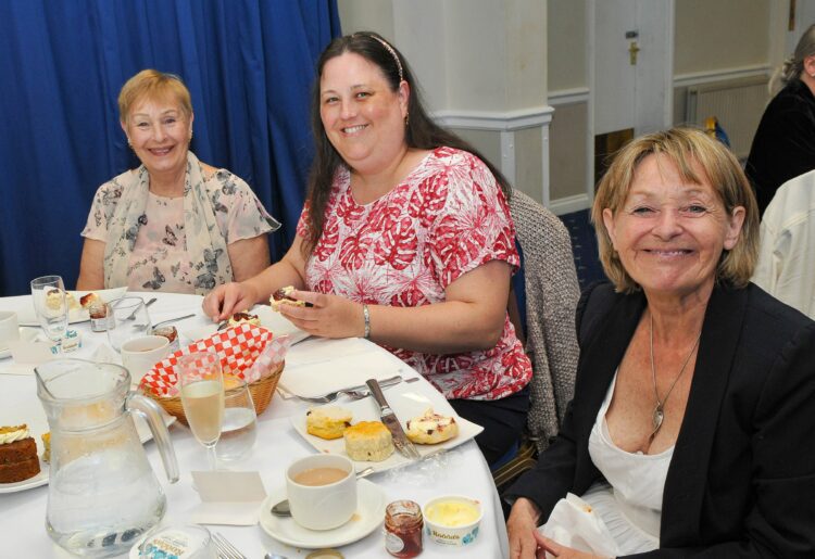 The Berkshire MS Therapy Centre Sparkling Afternoon Tea held at the Sindlesham Court on Saturday to celebrate their 40th Anniversary.