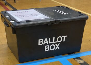 A ballot box from the 2022 local elections Picture: Phil Creighton