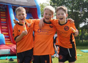 Youngsters from the club.