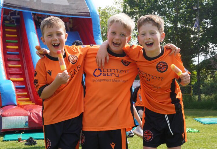 Youngsters from the club.