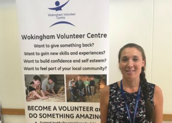 Helena Badger from Wokingham Volunteer Centre - the group is organising a volunteers fair