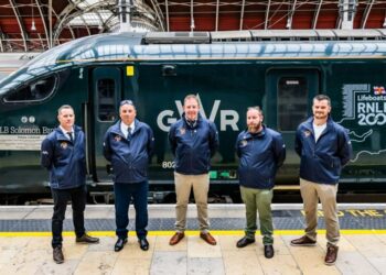 Great Western Railway has teamed up with the Royal National Lifeboat Association to celebrate 200 years of the RNLI?s work saving lives. Picture: GWR