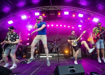 Action from last year's Party in the Park. Pic: Stewart Turkington.