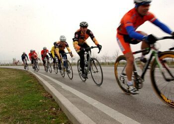 Military personel from all over Europe compete in the 2006 United States Forces Europe Mountain Bike riders prepare to race at Aviano Air Base, Italy.  Military personel travel from all over Europe to compete in these series of races.  ( U.S. Air Force photo by Airman Nathan Doza ) ( Released )