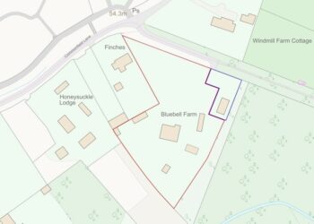 The site in Barkham.