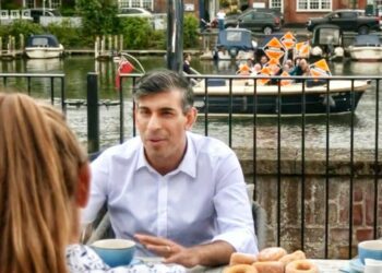 The stunt made national news. Pic: BBC.