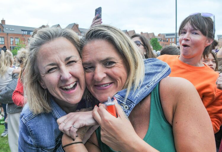 Party in the Park on Saturday.