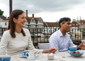 Lucy Demery with prime minster Rishi Sumak. Pic: Lucy Demery.