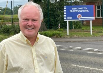 Clive Jones at Reading FC's training facility in Bearwood.