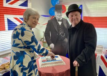 Visitors to a D-Day event in Twyford were treated to a buffet lunch, wartime dances, music and singing, and the company of honoured guests. Picture: Emma Merchant