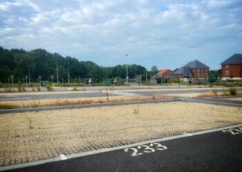 The Coppid Beech park and ride.