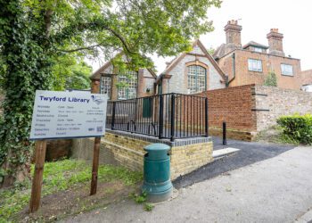 The new library in Twyford. Pic: Stewart Turkington.
