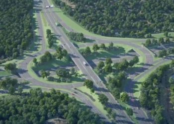 The M25 will be closed for a weekend in July to allow for bridge installation works to continue Picture: National Highways
