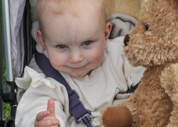 Winnersh Fete on Saturday. Mila Bartlett enjoying the day.