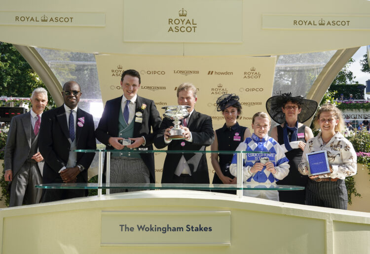 Saint Lawrence won the Wokingham Stakes last yeae, under jockey Hollie Doyle, for trainer Archie Watson.
