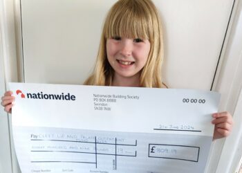 Isabella and her mum Debbie delivered toys and a cheque to The Spires Cleft Centre, and the Oxford Children's Hospital. Picture Debbie Waistell