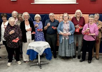 Members of Wokingham Lacemakers gathered to celebrate four decades of intricate lacemaking. Picture: Wokingham Lacemakers