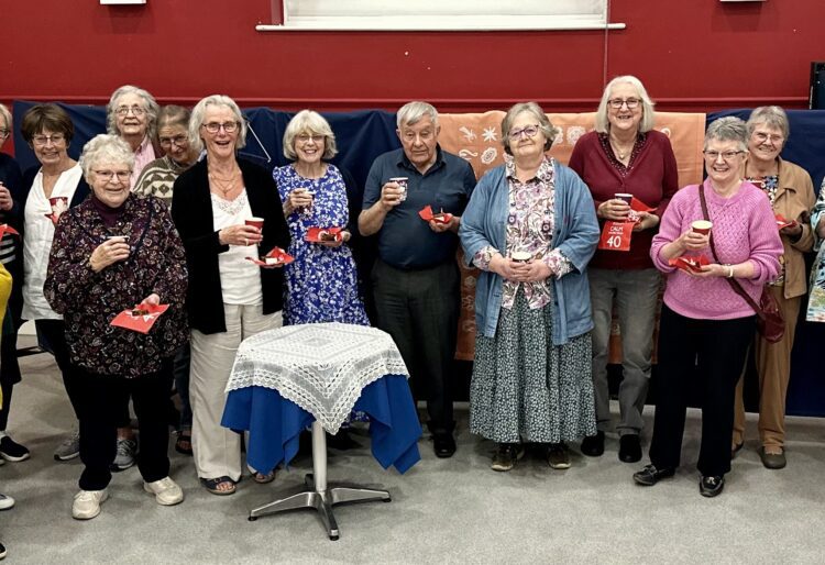 Members of Wokingham Lacemakers gathered to celebrate four decades of intricate lacemaking. Picture: Wokingham Lacemakers
