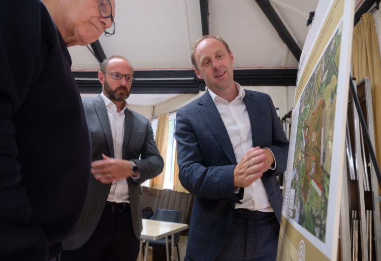 Developers answe questions at the drop-in event. Pic: Andrew Batt.