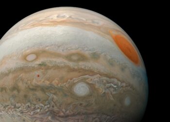 Researchers have used the largest, most powerful telescope ever launched into space to explore a part of Jupiter previously considered "unremarkable." Picture: Kevin M Gill/NASA/Jet Propulsion Lab, Caltech.