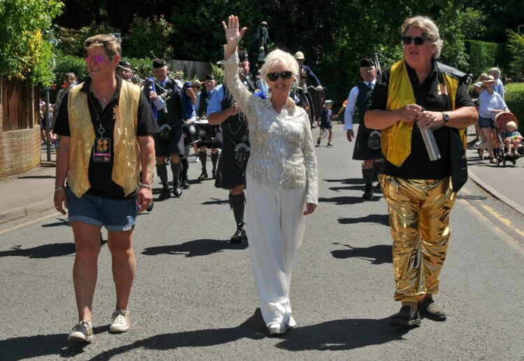 Wargrave Festival Parade on Saturday. Debbie McGee led the parage.
