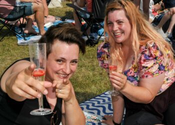 The Great British Food Festival at Dinton Pastures at the weekend..