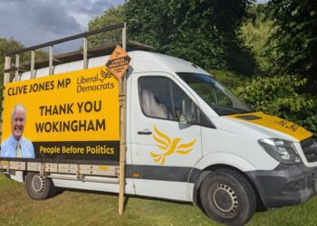 The Lib Dem van.