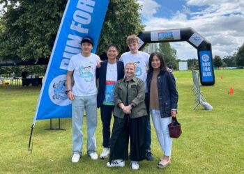 School friends, Arthur Gordon-Harris and Tissot Do in affiliation with Blue Dragon Children?s Foundation, held the first of their Blue Dragon Events, a fun run at Ludgrove School. Picture: Blue Dragon Events
