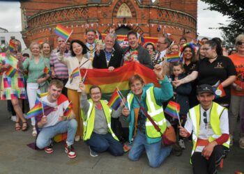 The Wokingham Pride Event on Saturday. Picture: Steve Smyth