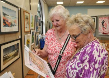 The Wokingham Art Society Exhibition on the weekend. Picture: Steve Smyth