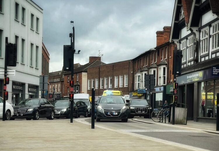 Wokingham town centre. pic: Andrew Batt.