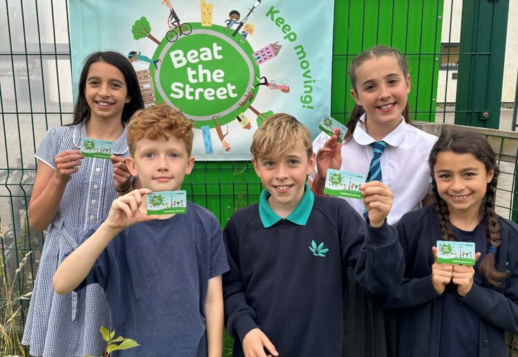 Pupils from Floreat Montague Park Primary School who topped the Beat the Street Wokingham total points leaderboard. They also came second on the average points leaderboard.
