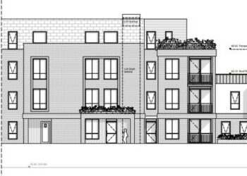 Plans for the homes in Latimer Road. Pic: WBC.