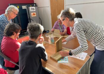 Spencers Wood Repair Cafe helped CLASP Wokingham members to make bird boxes which, as well as being good for the environment, will also raise funds for CLASP. Picture: CLASP Wokingham