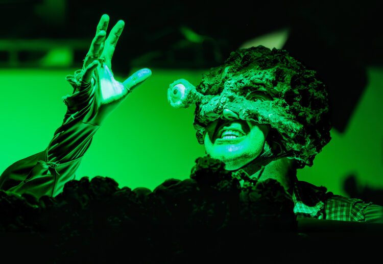 Midas Theatre?s Toxic Avenger entertained Wokingham Theatre with darkly comic humour, and threatens to spread its toxic goo further afield. Picture: Simon Vail Photography